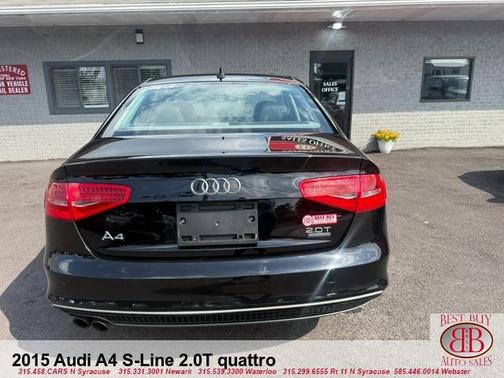 Black 2015 Audi A4 2.0T Premium