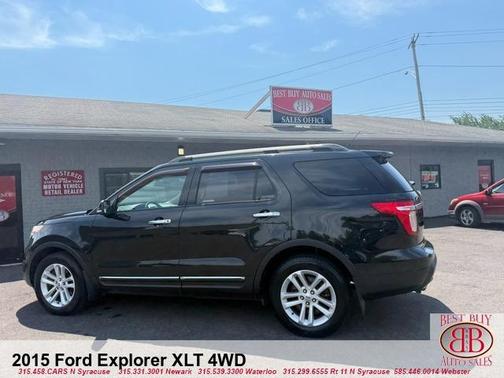 Black 2015 Ford Explorer XLT