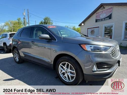 Gray 2024 Ford Edge SEL