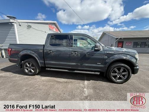 Gray 2016 Ford F-150 Lariat