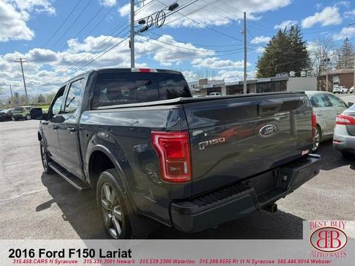 Gray 2016 Ford F-150 Lariat