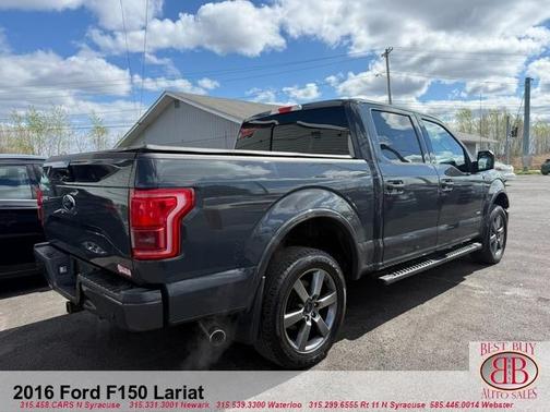 Gray 2016 Ford F-150 Lariat