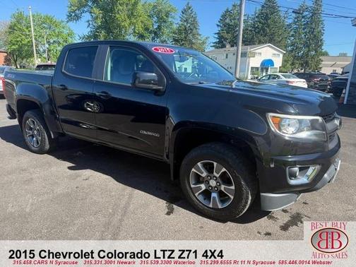 Black 2015 Chevrolet Colorado Z71