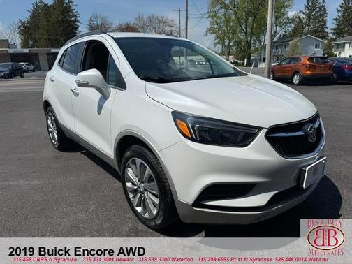 White 2019 Buick Encore Preferred