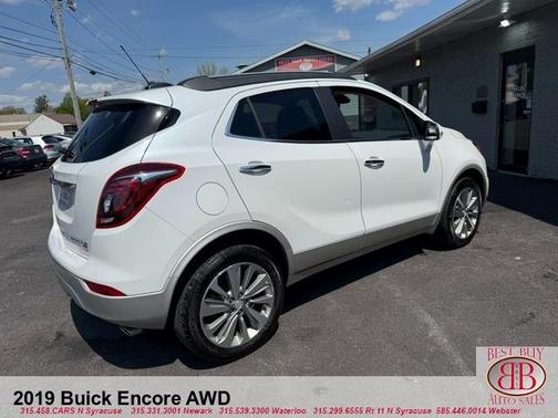White 2019 Buick Encore Preferred