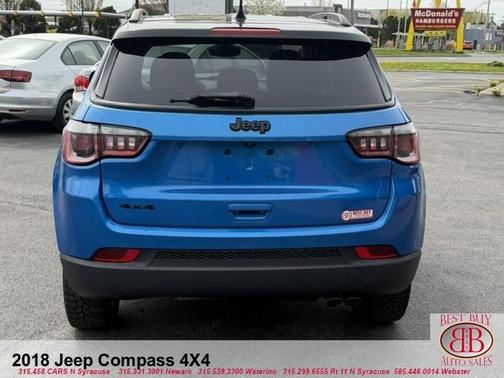 Blue 2018 Jeep Compass Latitude