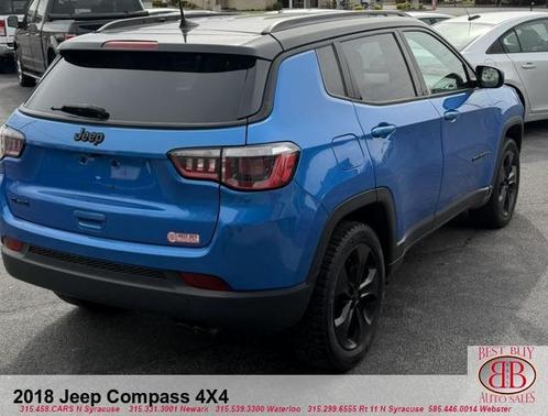 Blue 2018 Jeep Compass Latitude