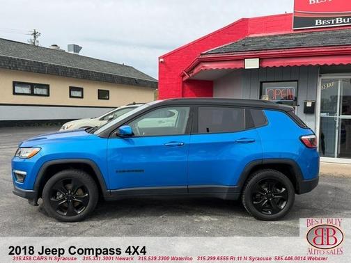 Blue 2018 Jeep Compass Latitude