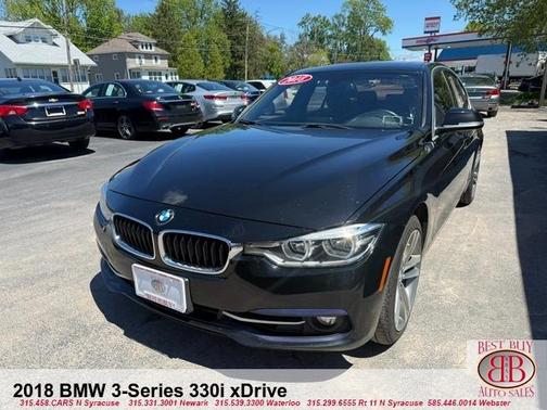 Black 2018 BMW 330 i xDrive