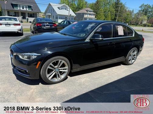 Black 2018 BMW 330 i xDrive