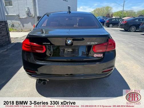 Black 2018 BMW 330 i xDrive