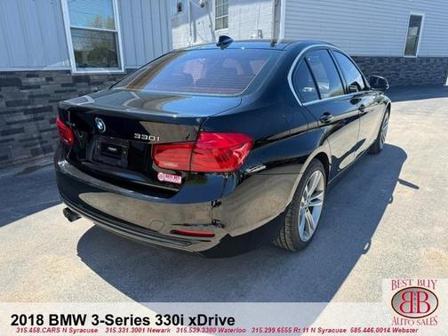 Black 2018 BMW 330 i xDrive