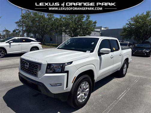 Glacier White 2024 Nissan Frontier SV