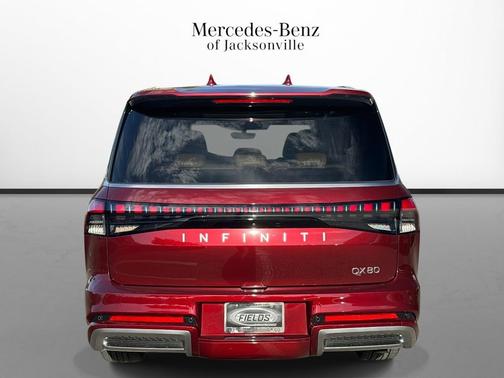 Coulis Red 2025 INFINITI QX80 Luxe