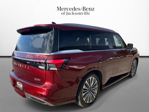 Coulis Red 2025 INFINITI QX80 Luxe