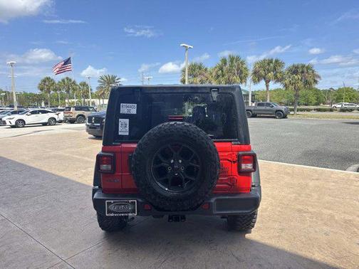 Firecracker Red Clearcoat 2025 Jeep Wrangler 4xe Willys