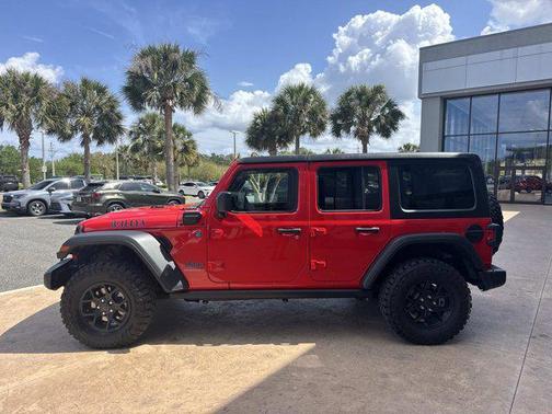 Firecracker Red Clearcoat 2025 Jeep Wrangler 4xe Willys