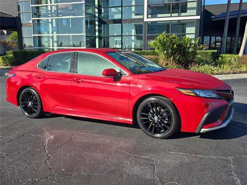 Red 2023 Toyota Camry XSE