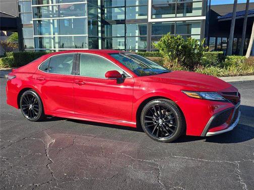 Red 2023 Toyota Camry XSE