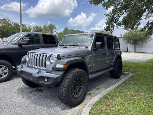 Billet Silver Metallic Clearcoat 2020 Jeep Wrangler Unlimited Sport
