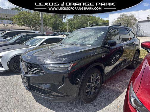 Black 2022 Acura MDX A-Spec Package