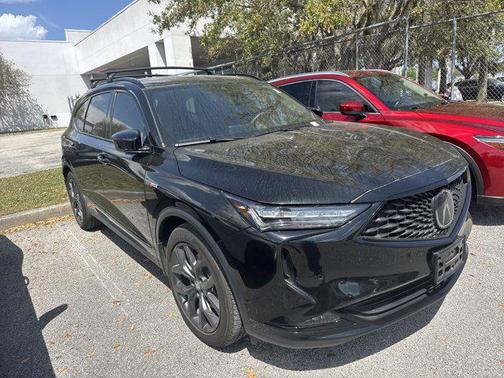 Black 2022 Acura MDX A-Spec Package