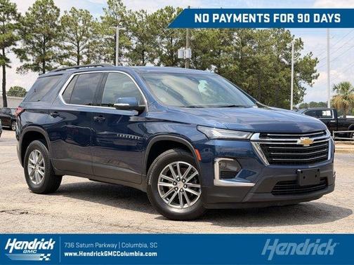 Northsky Blue Metallic 2023 Chevrolet Traverse LT Cloth