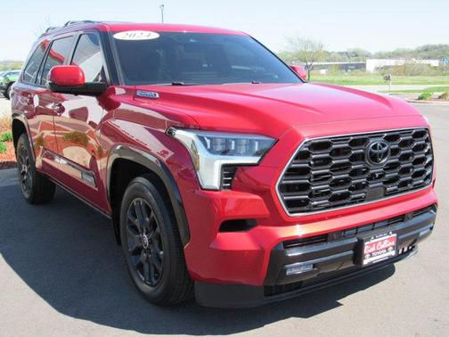 Supersonic Red 2024 Toyota Sequoia Platinum