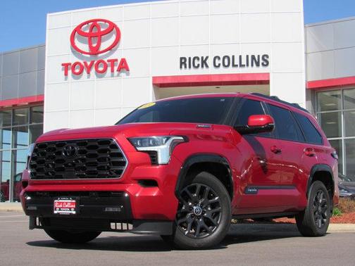 Supersonic Red 2024 Toyota Sequoia Platinum