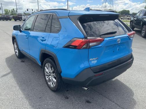 Blue Flame 2021 Toyota RAV4 XLE Premium