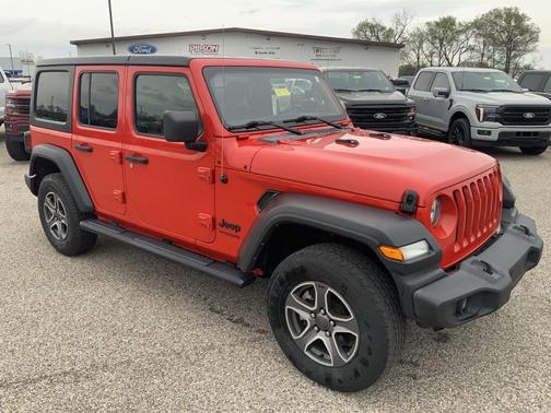 Firecracker Red Clearcoat 2022 Jeep Wrangler Unlimited Sport