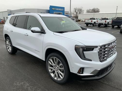 Glacier White Tricoat 2026 GMC Acadia Denali