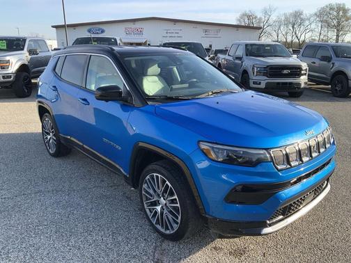 Laser Blue Pearlcoat 2022 Jeep Compass Limited
