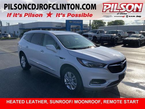 White Frost Tricoat 2019 Buick Enclave Essence