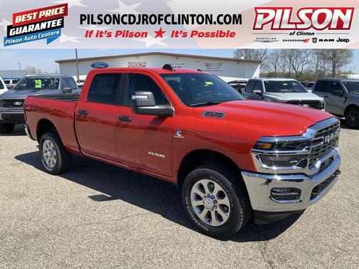Flame Red Clearcoat 2026 RAM 2500 Big Horn Crew Cab 4x4 6'4' Box