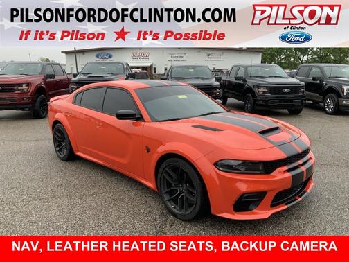 Go Mango 2023 Dodge Charger SRT Hellcat Widebody Jailbreak