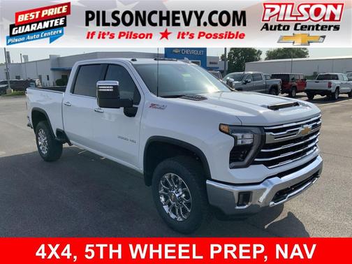 Summit White 2026 Chevrolet Silverado 3500 LTZ