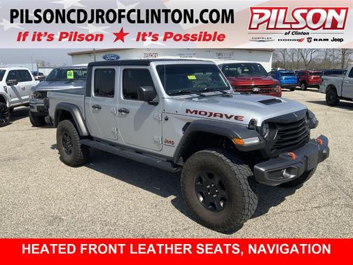 Silver Zynith Clearcoat 2023 Jeep Gladiator Mojave 4x4