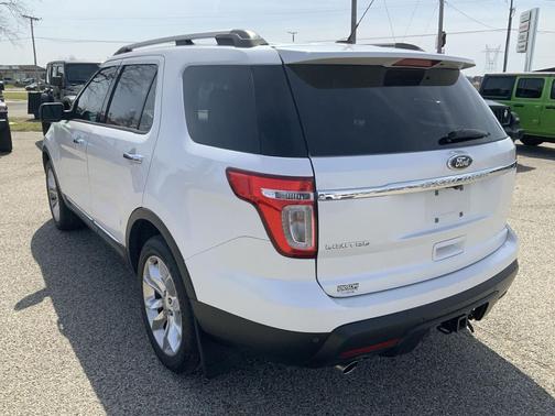 White Platinum Metallic Tri-Coat 2013 Ford Explorer Limited