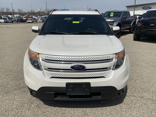 White Platinum Metallic Tri-Coat 2013 Ford Explorer Limited