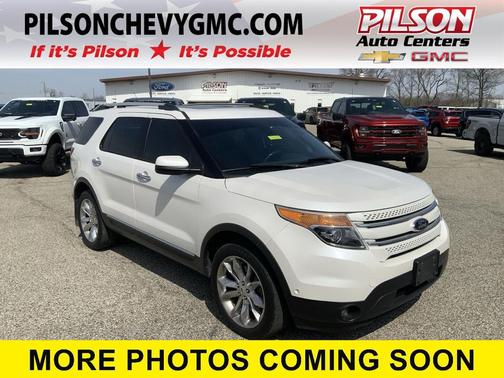 White Platinum Metallic Tri-Coat 2013 Ford Explorer Limited