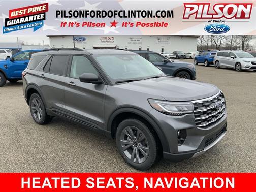Carbonized Gray Metallic 2026 Ford Explorer Active w/200A Pkg