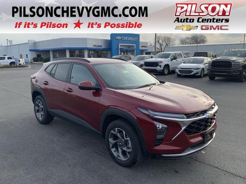 Crimson Metallic 2025 Chevrolet Trax LT