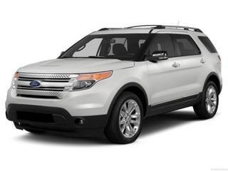 White Platinum Clearcoat Metallic 2014 Ford Explorer Limited