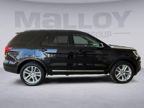 SHADOW BLACK 2017 Ford Explorer XLT