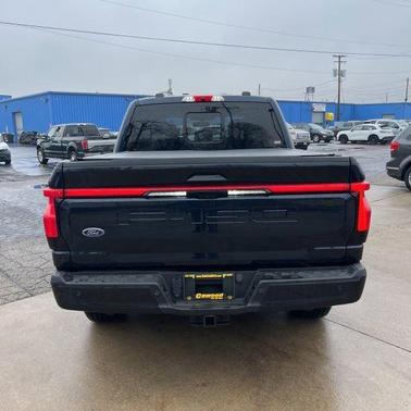 Antimatter Blue Metallic 2023 Ford F-150 Lightning LARIAT