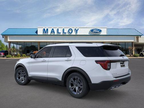 Space White Metallic 2026 Ford Explorer Active