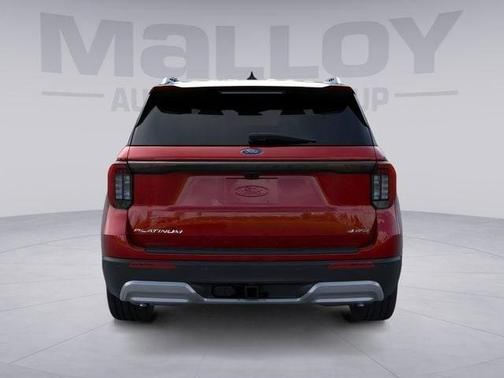 Rapid Red Metallic Tinted Clearcoat 2026 Ford Explorer Platinum