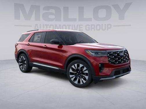 Rapid Red Metallic Tinted Clearcoat 2026 Ford Explorer Platinum