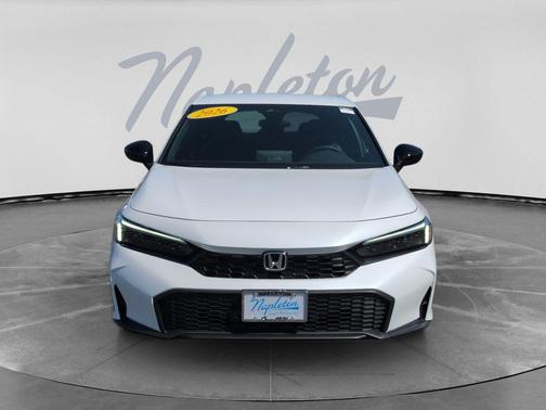 Platinum White Pearl 2026 Honda Civic Sport